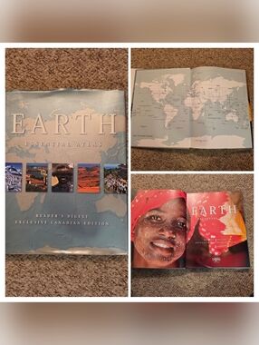 Earth Essential Atlas Coffee Table Book
